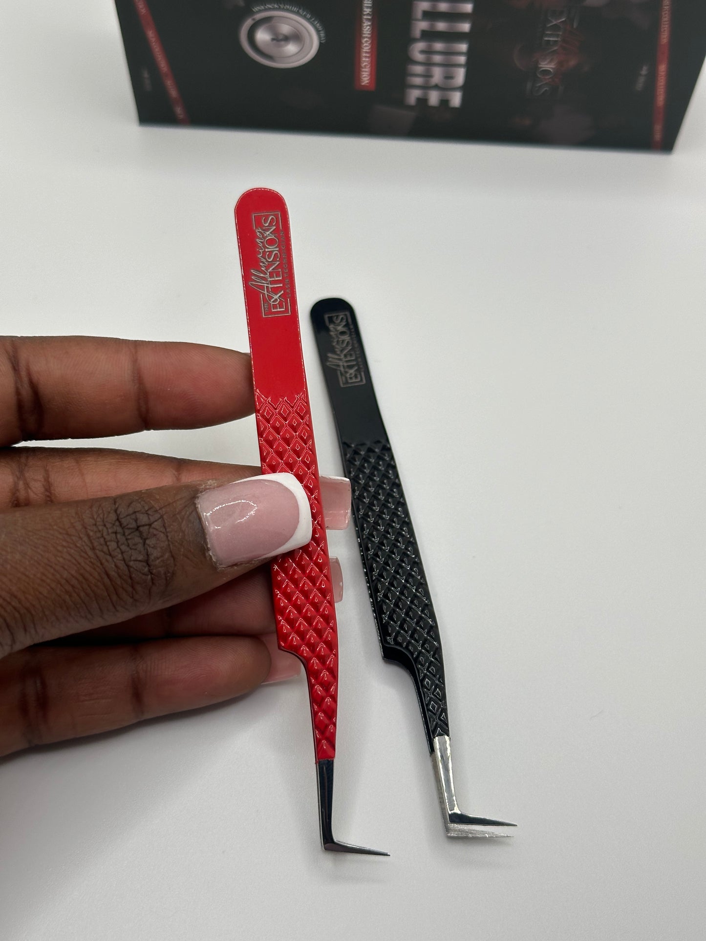 90 DEGREE TWEEZERS LONG TIP